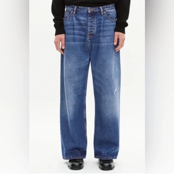 The Kooples Wide Leg Button Fly Jeans Men’s 29 NWT - Picture 1 of 7